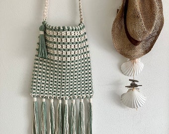 Boho macrame shopper tas IVY (macrame patroon in Nederlands)