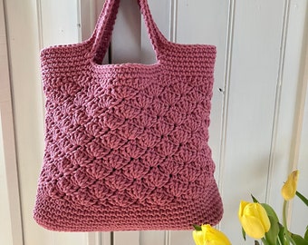 Crochet pattern bag / shopper / tote bag SHELL (pattern in English and Dutch)