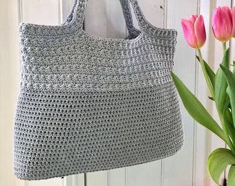 Häkelanleitung Tasche STARDUST / Häkel-Strandtasche / Shopper (Anleitung auf Englisch und Niederländisch)