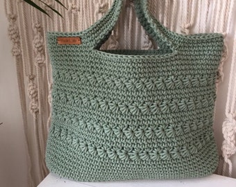 Crochet pattern bag / shopper / tote STAR / bag with stars (pattern in English and Dutch)