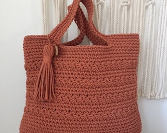 Patron de sac au crochet / shopper STAR / sac étoile au crochet (patron en anglais et néerlandais)