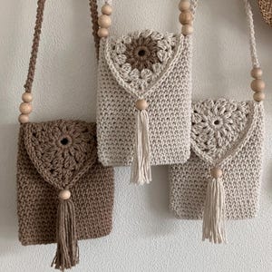 Häkelmuster Tasche / gehäkelte Handytasche / Handytasche JILL (Muster auf Englisch und Niederländisch)