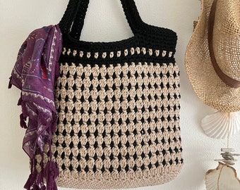 Crochet pattern bag / shopper / tote MELLOW (pattern in English and Dutch)