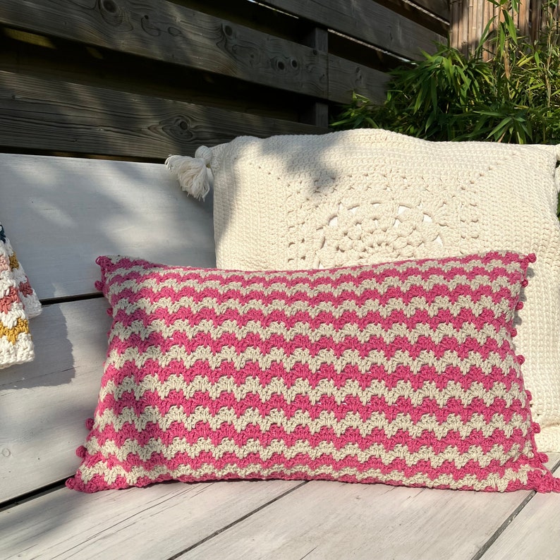 Crochet pattern cushion WILLOW pattern in Dutch image 8