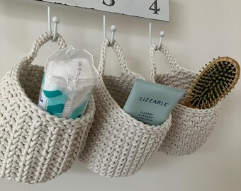 Crochet pattern basket / baskets NEIGE (pattern in English and Dutch)