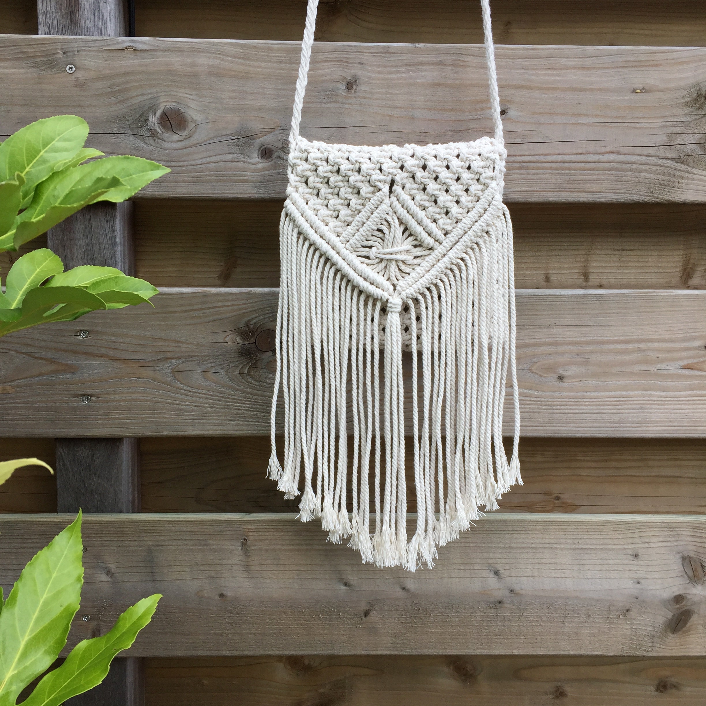 Wall Hanging Macrame Bag New Design Handmade Macramé Wall Hanging