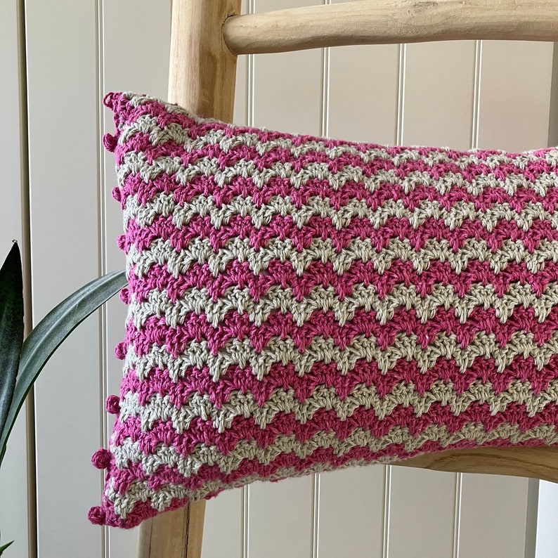 Crochet pattern cushion WILLOW pattern in Dutch image 3