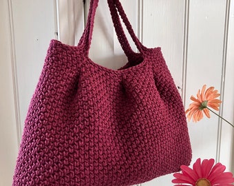 Crochet pattern bag / crochet tote (pattern in English and Dutch)