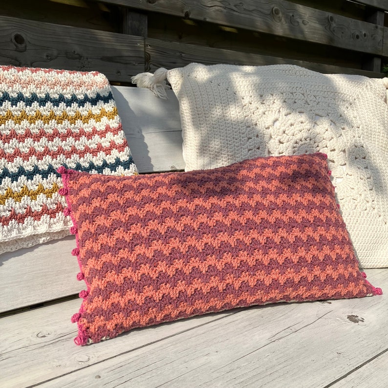 Crochet pattern cushion WILLOW pattern in Dutch image 5