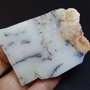 Dendritic opal Slab,AAA quality,Crystal Dendritic Opal,lapidary,Display,Home Decor,Natural  Dendritic Crystal Slab  229.00ct.  62x46x7mm