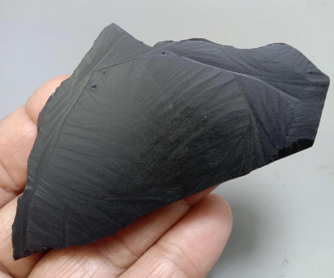 Black Onyx - Black Chalcedony - Natural Black Onyx Slab 265.00ct ...