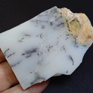 Dendritic opal Slab,AAA quality,Crystal Dendritic Opal,lapidary,Display,Home Decor,Natural  Dendritic Crystal Slab  249.00ct.  67x50x8mm