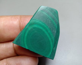 Malachite  - Natural Malachite Rough slab - Malachite crystal Display Specimen - lapidary Slab   75.00ct.   31x28x6 mm