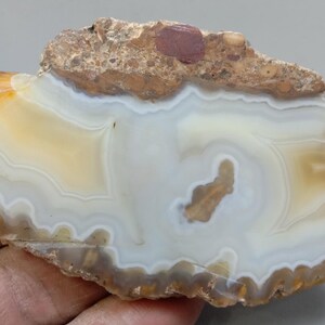 Agate slab - Natural Designer Agate Unpolished  415.00ct   70x60x10mm