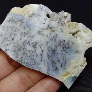 Dendritic opal Slab,AAA quality,Crystal Dendritic Opal,lapidary,Display,Home Decor,Natural  Dendritic Crystal Slab  243.00ct.  70x50x6mm
