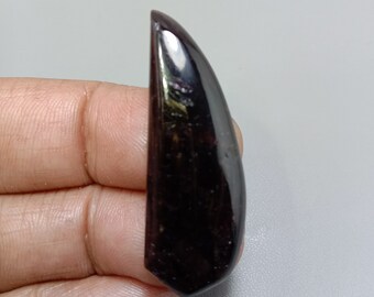 Garnet  - Garnet Cabochon - Garnet Crystal - Natural Garnet Fancy Shape  59.00ct.  43x15x7mm