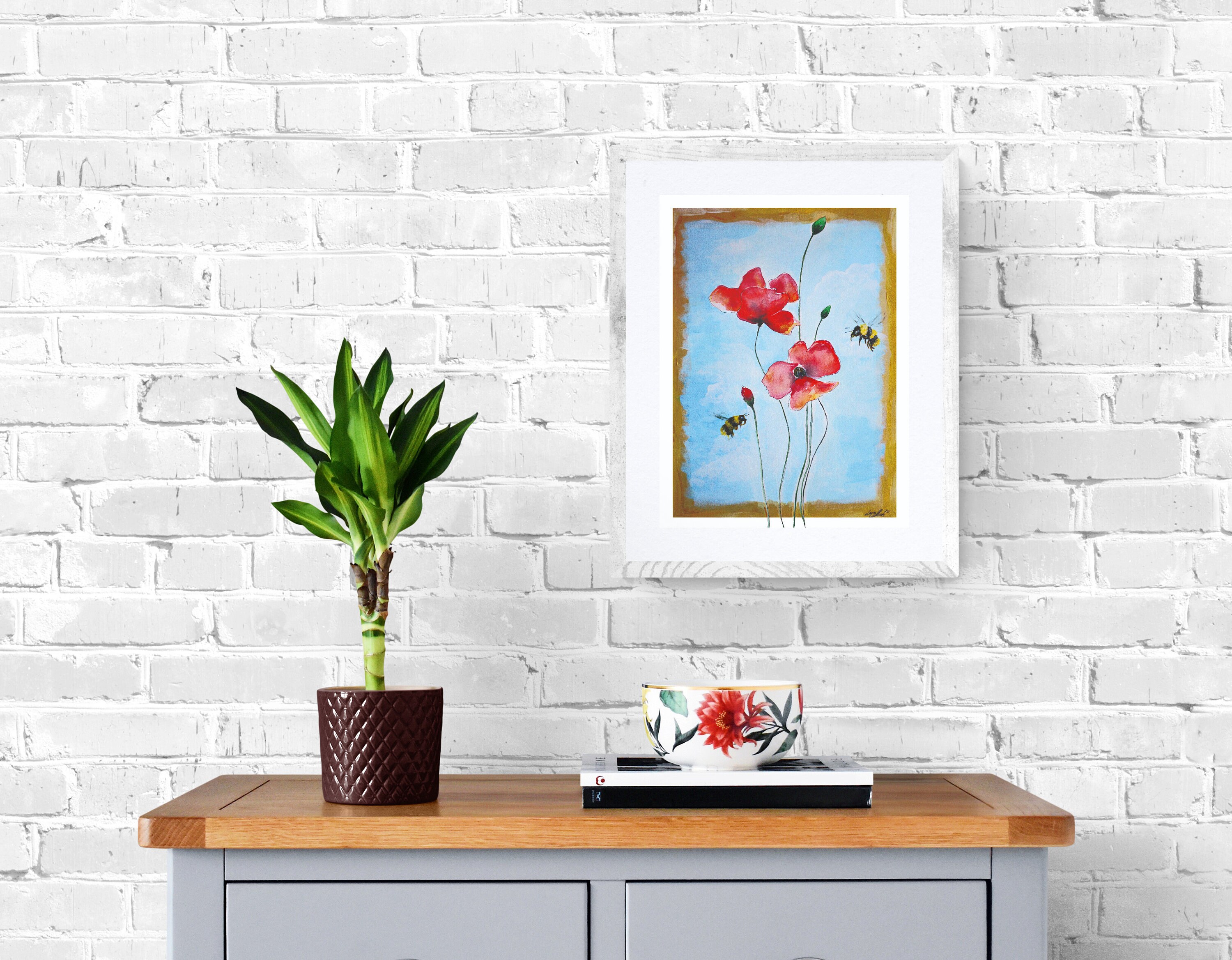 Home décor watercolors watercolor watercolor original Etsy