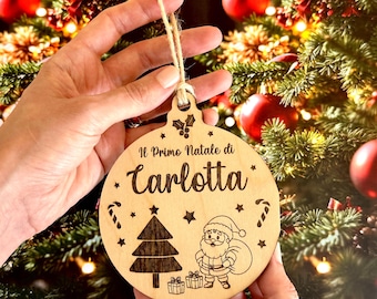 Campana Di Natale Incisa 'It's A Wonderful Life' – Argento, Con Angelo E Nastro Rosso, Decorazione Slitta