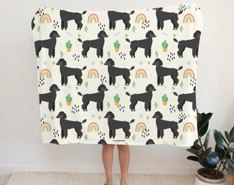 Poodle Pattern Blanket | Made For Dog Lovers