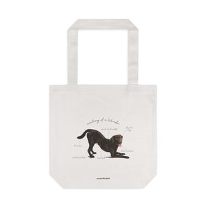 Anatomy of a Labrador Tote Bag Made For Dog Lovers image 2