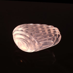Natürlicher Rosenquarz Carving Rosenquarz Fancy Carving Rosenquarz Geschnitzter Rosenquarz Edelstein AAA + Hohe Qualität Größe - 35x24mm - 99 Carat