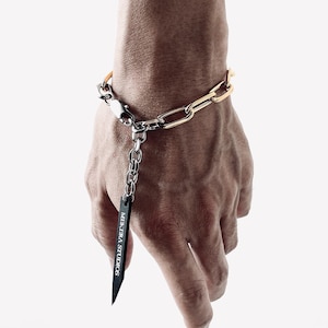 RTB-B1 Gold Chain Bracelet Must have Chunky gold chain link heavy - Ready to basic collection - MEKERA STUDIOS