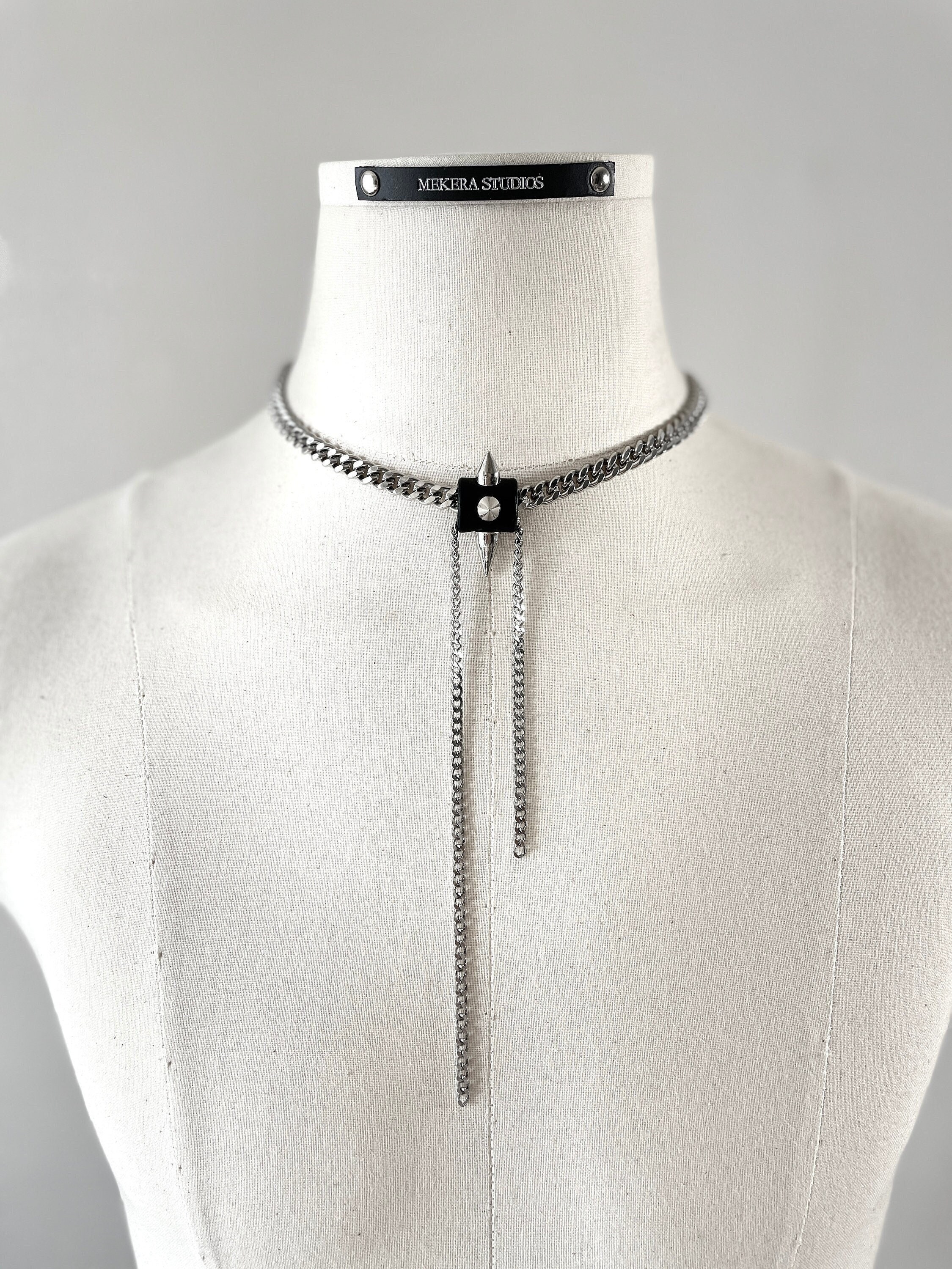 SX1 Limited Edition Handcrafted Choker Spike Grunge Punk
