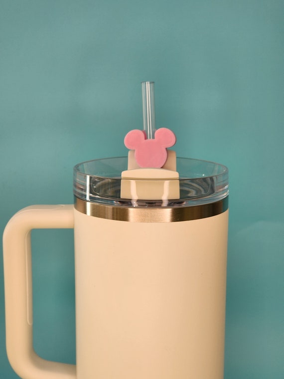 Stanley Tumbler Cup Straw Topper Stanley Cup Accessory Straw Buddy Straw  Charm Straw Decoration 3D Printed Pink 