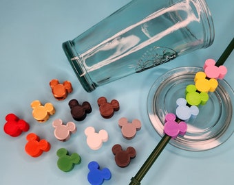 Mouse straw topper, mickey straw buddy, mouse straw topper, mouse outline straw buddy, cup or tumbler accessory, straw charm