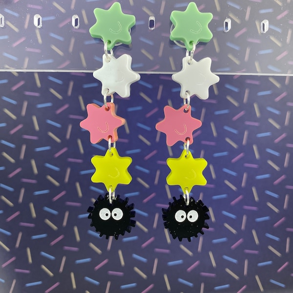 Soot Sprite Dangle Earrings