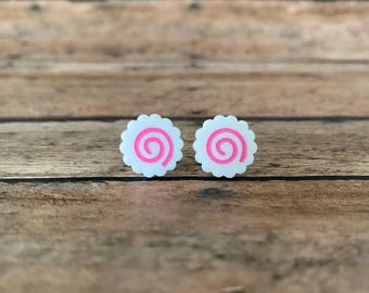 Narutomaki Stud Earrings