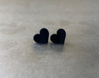 Heart Stud Earrings