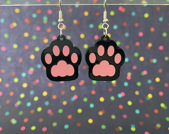 Cat Paw Earrings