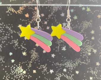 Shooting Star Dangle Earrings