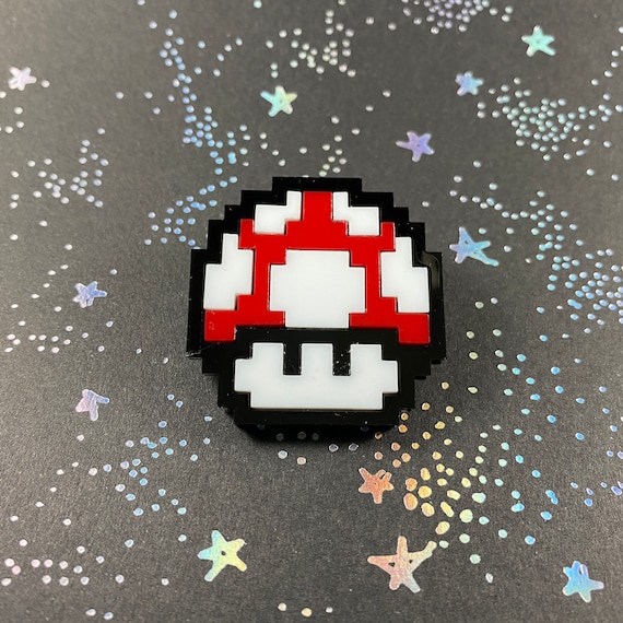 Mario Mushroom Pin