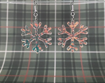 Snowflake Dangle Earrings