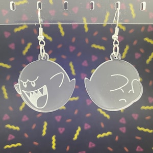 Boo Ghost Dangle Earrings