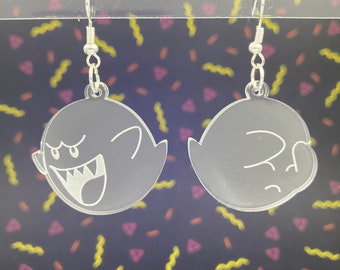 Boo Ghost Dangle Earrings