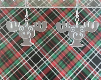 Pendientes colgantes con forma de taza de alce