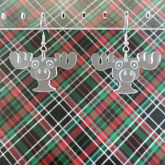 Moose Mug Dangle Earrings