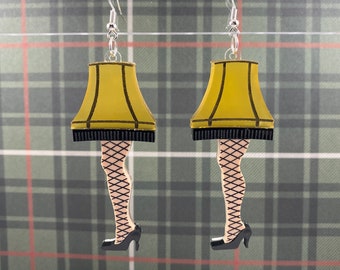 Leg Lamp Dangle Earrings