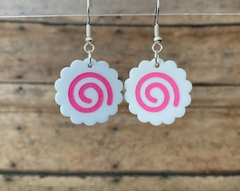 Narutomaki Dangle Earrings