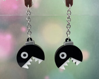 Chain Chomp Dangle Earrings