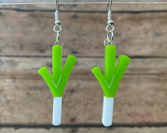 Leek Dangle Earrings