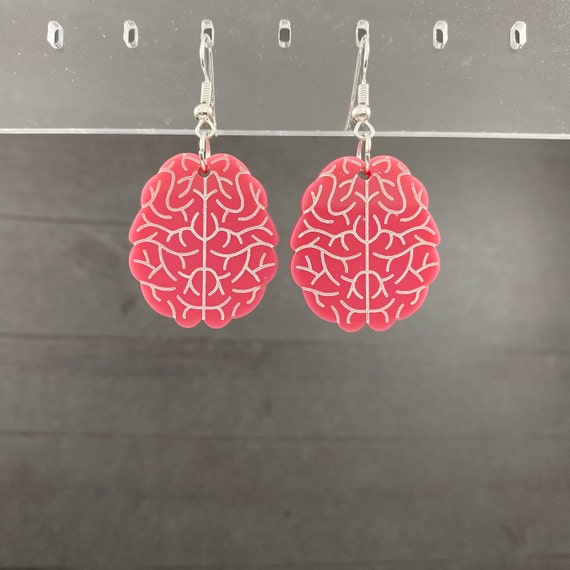 Brain Dangle Earrings