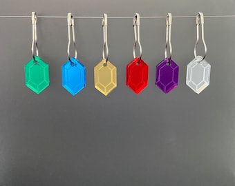 Rupee Stitch Markers