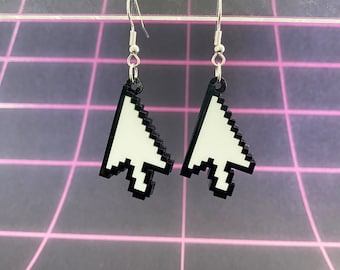 Cursor Dangle Earrings