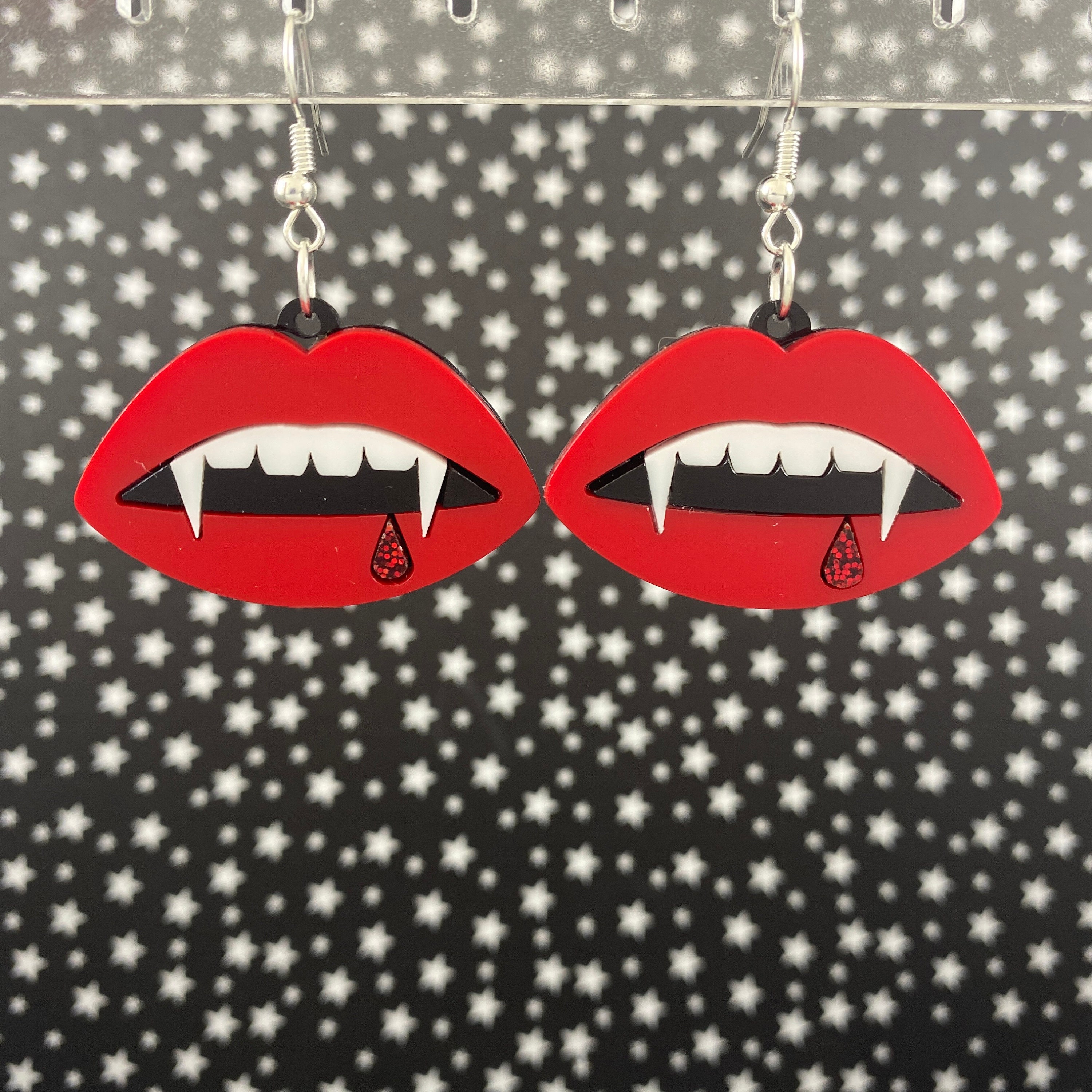 Vampire Rinkles Vampire Dangle Earrings - Etsy