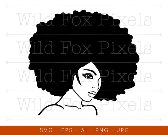 Download Black Woman Svg Files For Cricut African American Svg Afro Etsy