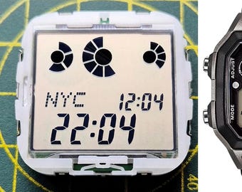Module/mouvement Casio AE-1300 authentique (3426). Compatible avec tous les modèles de montres Casio AE-1300.